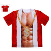 DUDE SANTA BLING RAPPER T-SHIRT-Party Land Online